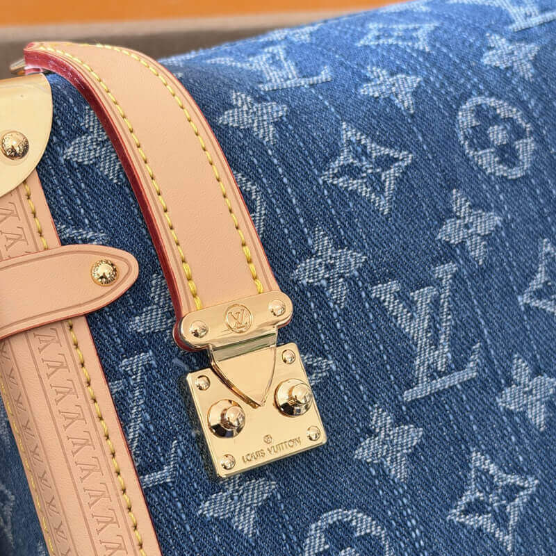 L0vis Vvtt0n Side Trunk MM M27450 Blue Denim