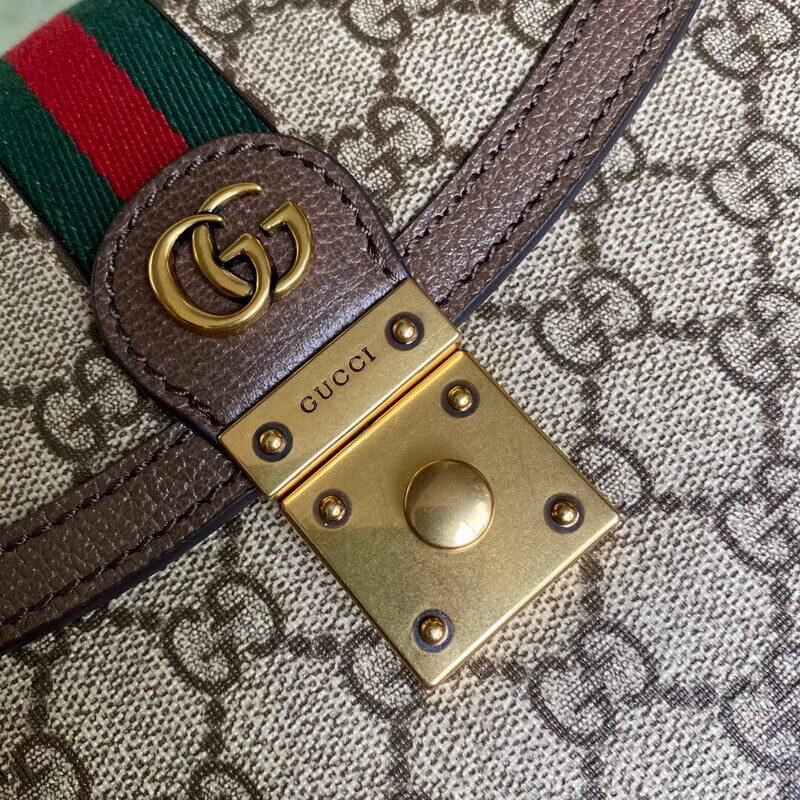 Gvc*1 Ophidia GG Small Top Handle Bag