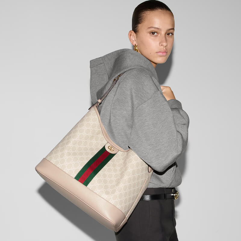 Gvc*1 Ophidia Medium Bucket Bag