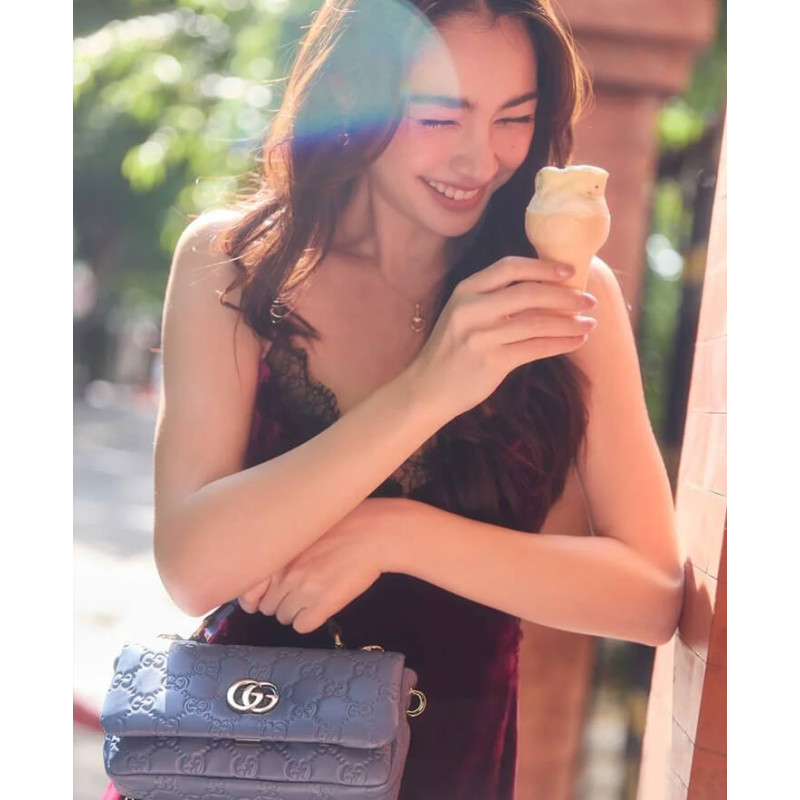 Gvc*1 milano mini puffy GG embossed leather