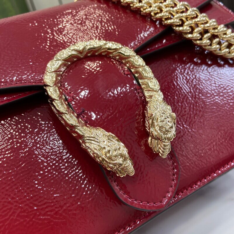 Gvc*1 dionysus patent leather 28x16cm