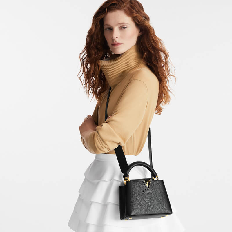 L0vis Vvtt0n Capucines 21cm Black