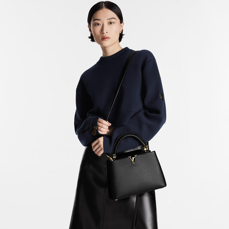 L0vis Vvtt0n Capucines 27cm Black