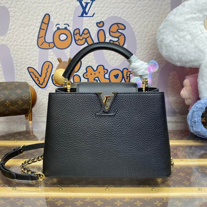 L0vis Vvtt0n Capucines 27cm Black