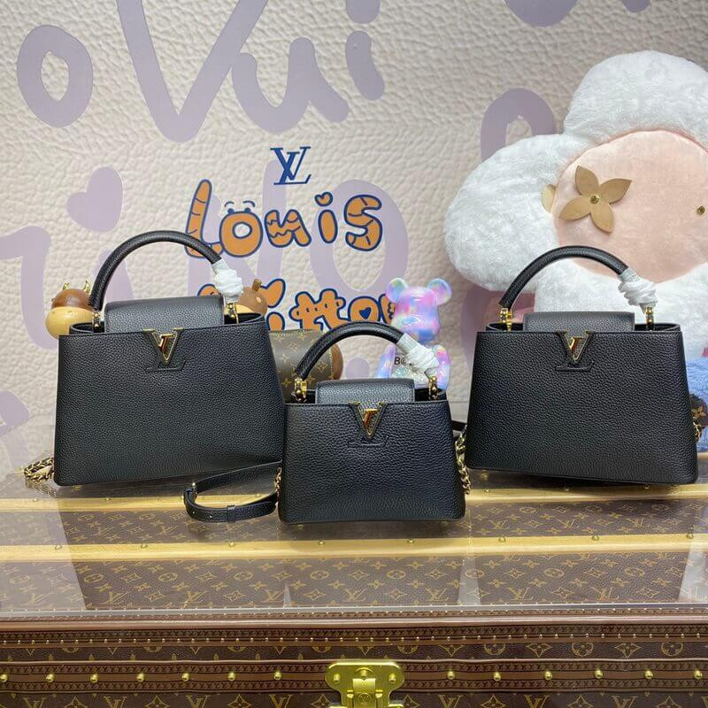 L0vis Vvtt0n Capucines 27cm Black