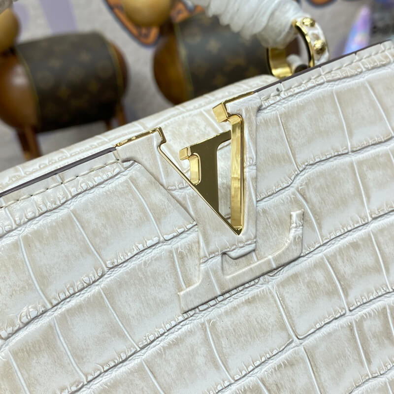 L0vis Vvtt0n Crocodilien Capucines Mini Bag