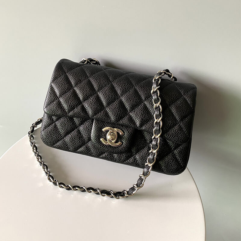 Ch**el Caviar Quilted Mini Flap Bag