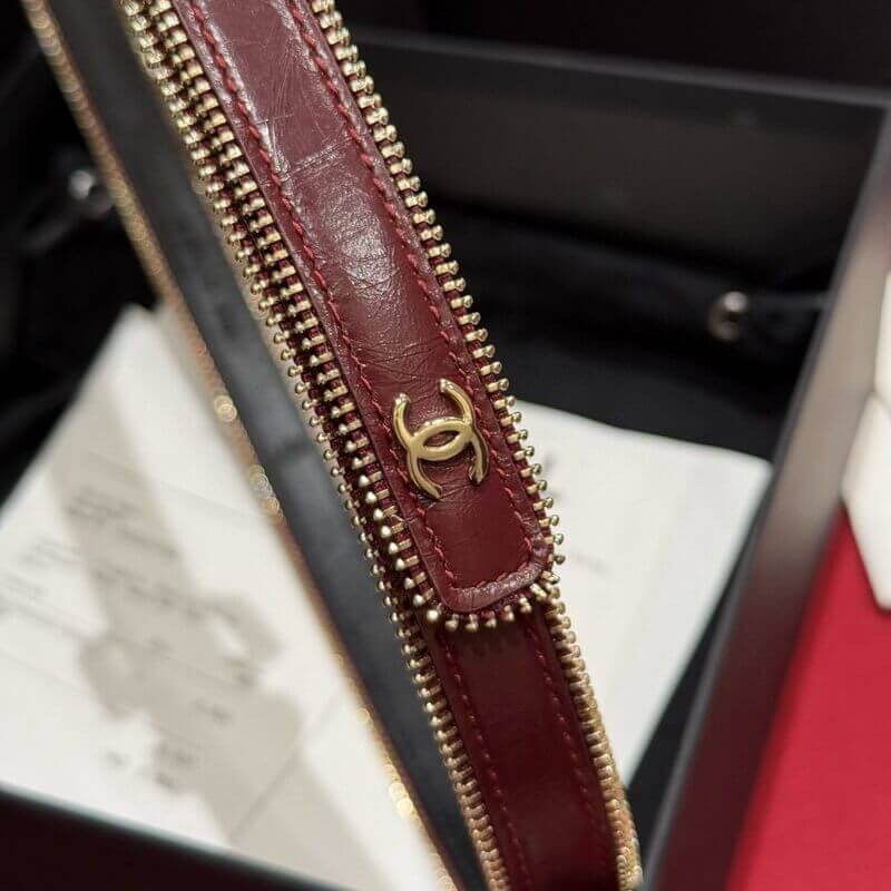 Ch**el Calfskin Metal Belt 20mm