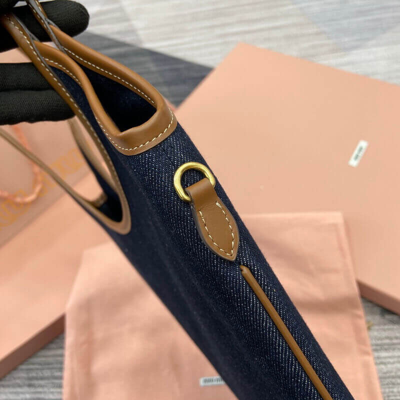 Miu Miu Ivy Demin Tote Bag