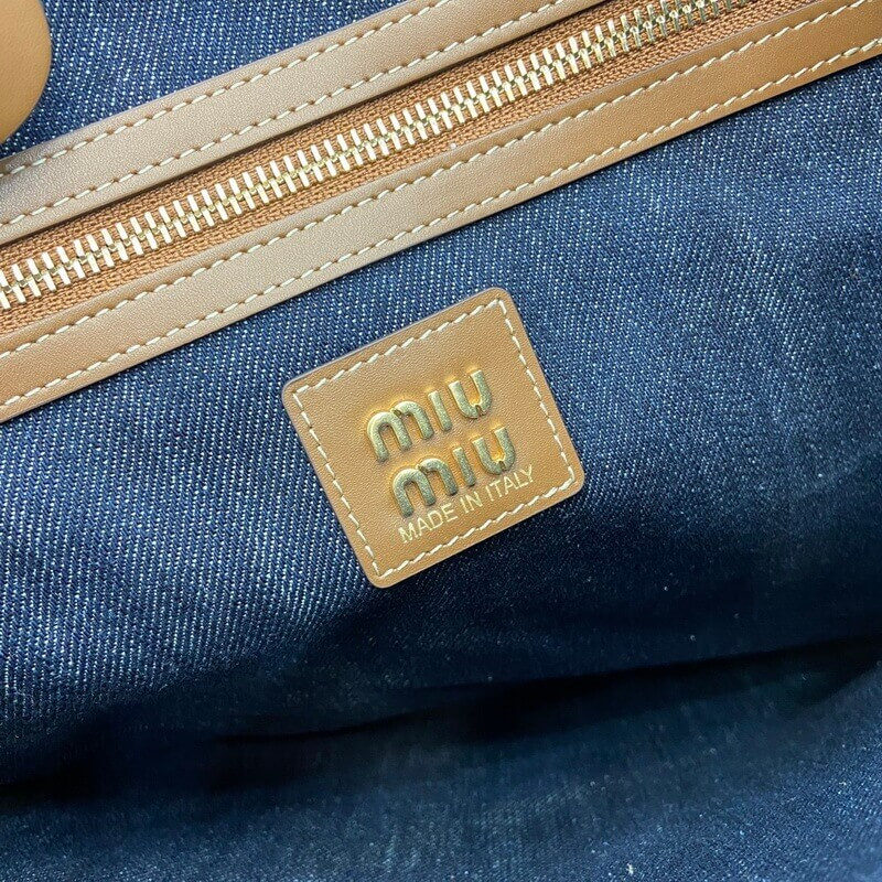 Miu Miu Ivy Demin Tote Bag