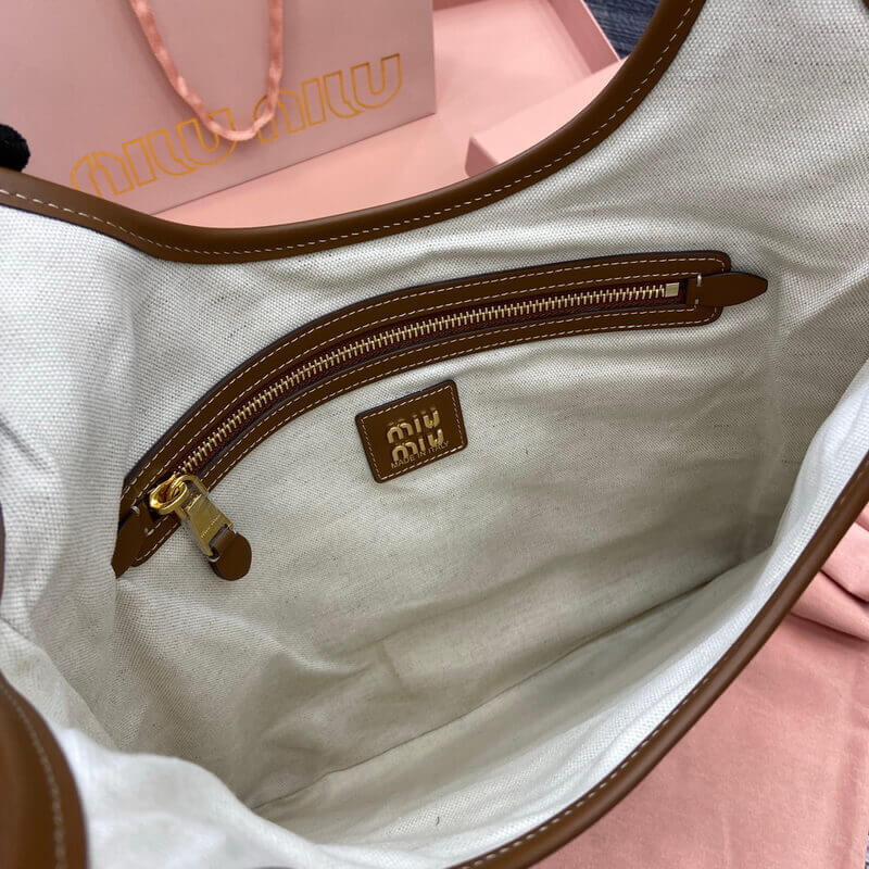 Miu Miu Ivy Canvas Tote Bag