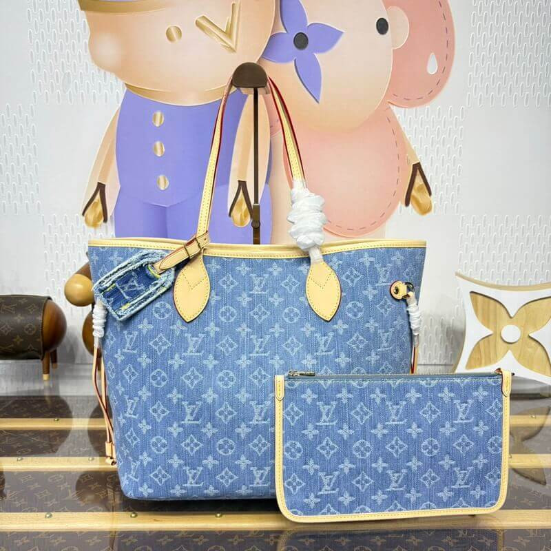 L0vis Vvtt0n Neverfull MM M13192 Denim Blue