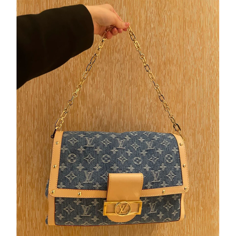 L0vis Vvtt0n Dauphine Soft GM M13319 Denim Blue