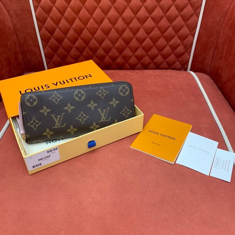 L0vis Vvtt0n Monogram Canvas Clémence Wallet