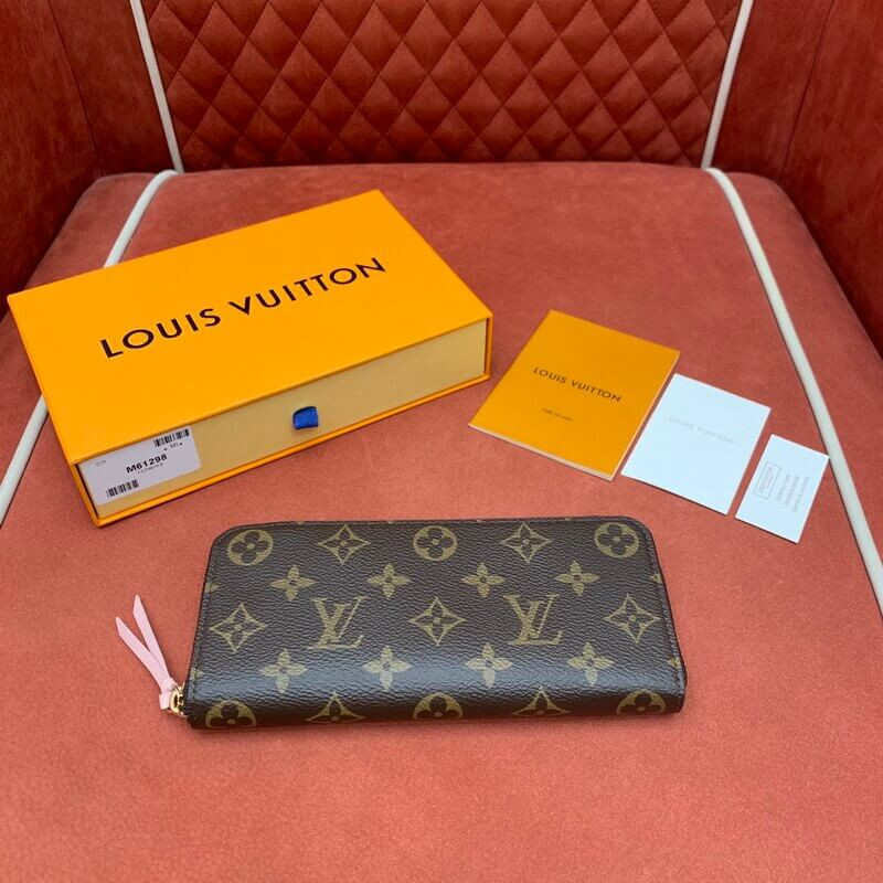 L0vis Vvtt0n Monogram Canvas Clémence Wallet