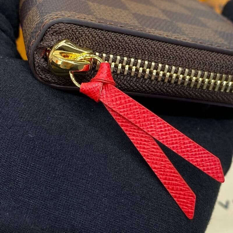 L0vis Vvtt0n Damier Ebene Canvas Clémence Wallet N60534