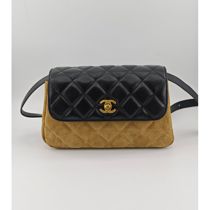 Ch**el Mini Flap Bag in Suede 19.5cm AP4677