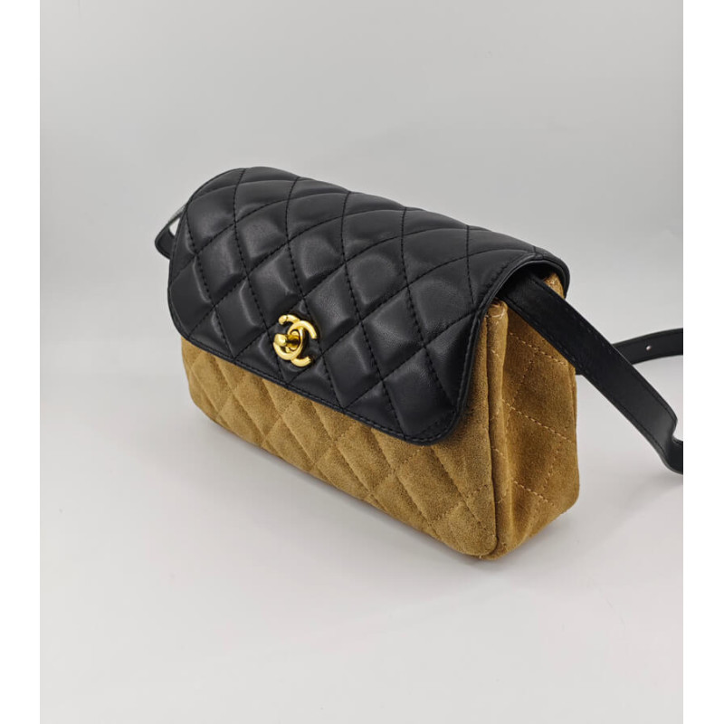 Ch**el Mini Flap Bag in Suede 19.5cm AP4677