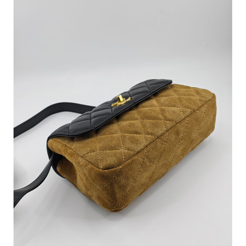 Ch**el Mini Flap Bag in Suede 19.5cm AP4677