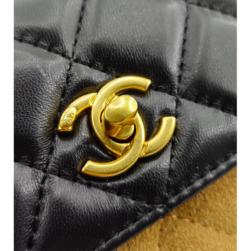 Ch**el Mini Flap Bag in Suede 19.5cm AP4677