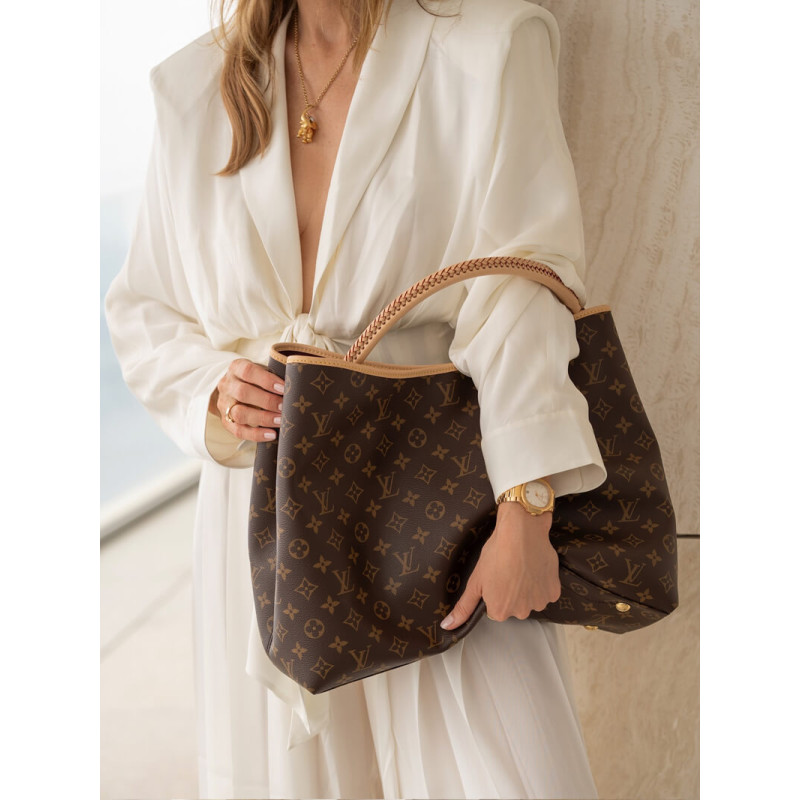 L0vis Vvtt0n Monogram Canvas Artsy Again Hobo M25877