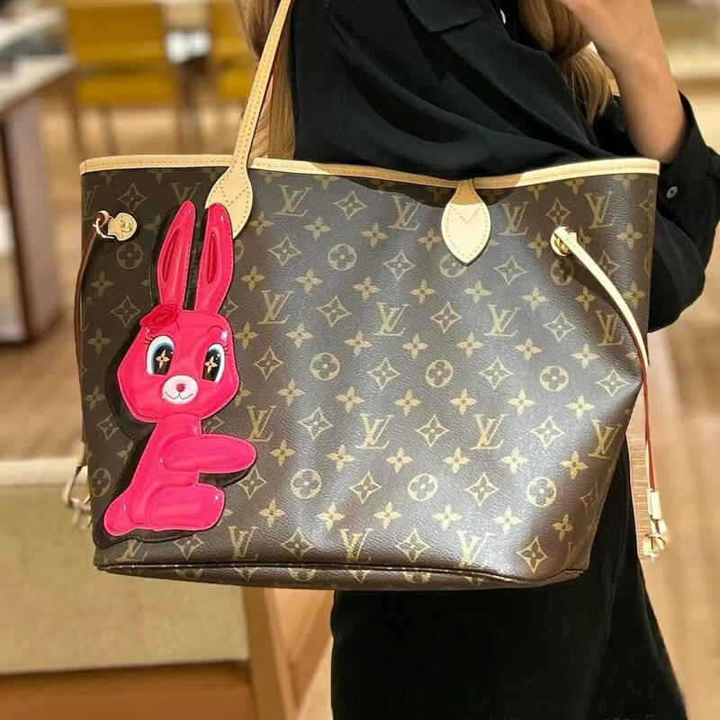 L0vis Vvtt0n x Sun Yitian Monogram Rabbit Neverfull MM M47200