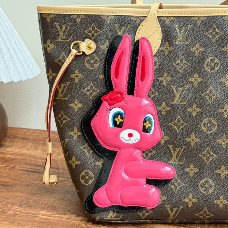 L0vis Vvtt0n x Sun Yitian Monogram Rabbit Neverfull MM M47200